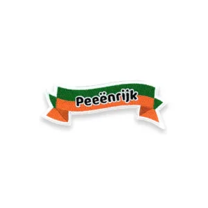 Peeënrijk vaandel patch